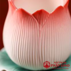 Cốc Nước Thờ Gốm Sứ Hình Hoa Sen Nở 2 Coc Nuoc Tho Gom Su Hinh Hoa Sen No vppg1