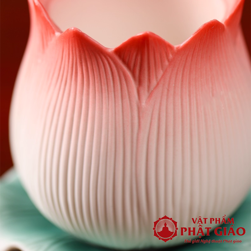 Cốc Nước Thờ Gốm Sứ Hình Hoa Sen Nở vppg1 Coc Nuoc Tho Gom Su Hinh Hoa Sen No vppg1