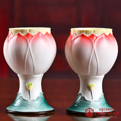 De Nen Gom Su Hoa Sen Hong Cao 12.5cm vppg 2