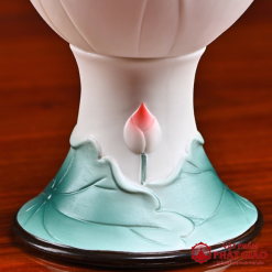 De Nen Gom Su Hoa Sen Hong Cao 12.5cm vppg 5