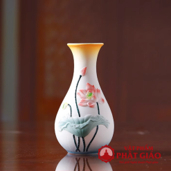 Lo Hoa Gom Hoa Tiet Hoa Sen Cao 15cm 20cm vppg 1