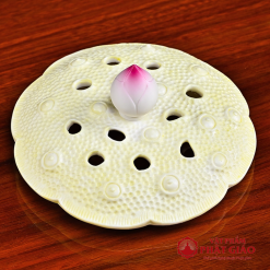 Lu Huong Gom Hinh Dai Sen Mau Do Cam Kich Co 6inch vppg 2