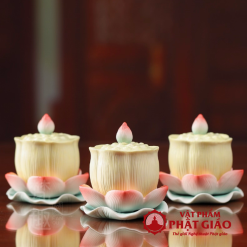 Ly Nuoc Tho Gom Su Dai Sen Cao Cap Cao 9cm vppg 1