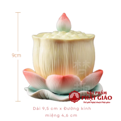 Ly Nuoc Tho Gom Su Dai Sen Cao Cap Cao 9cm vppg 4