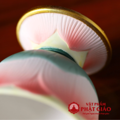 Ly Nuoc Tho Gom Su Hoa Tiet Hoa Sen Hong De Vien Vang vppg 1