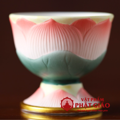 Ly Nuoc Tho Gom Su Hoa Tiet Hoa Sen Hong De Vien Vang vppg 7