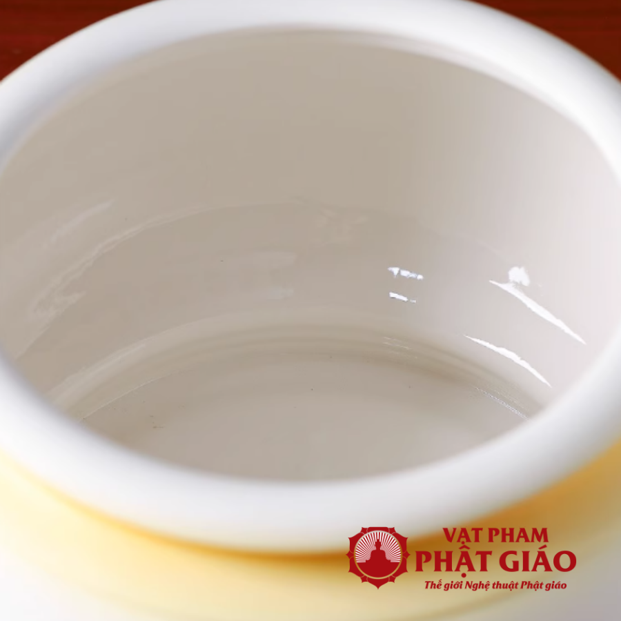 Bát Hương Bằng Gốm Màu Trắng Xanh Chữ Tiên, Nhiều Kích Cỡ 10 Bat Huong Bang Gom Mau Trang Xanh Chu Tien Nhieu Kich Co 10