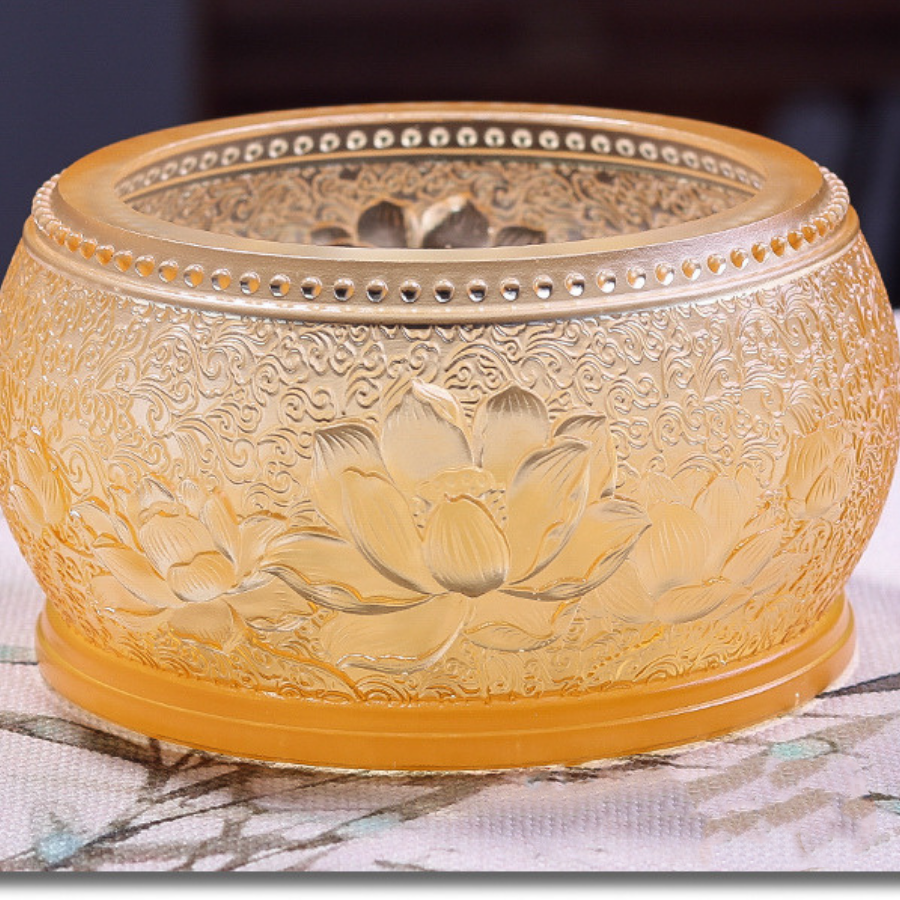 Bát Nhang Bằng Lưu Ly Trong Suốt Họa Tiết Hoa Sen Tinh Tế 4 Bat Nhang Bang Luu Ly Trong Suot Hoa Tiet Hoa Sen Tinh Te 4