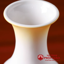 Binh Bong Bang Gom Mau Trang Xanh Chu Tien Cao 25cm 10