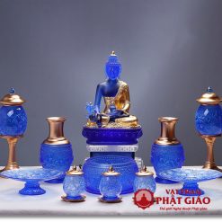 Bo Do Tho 10 Mon Bang Luu Ly Hoa Tiet Hoa Sen Mau Xanh Coban 7