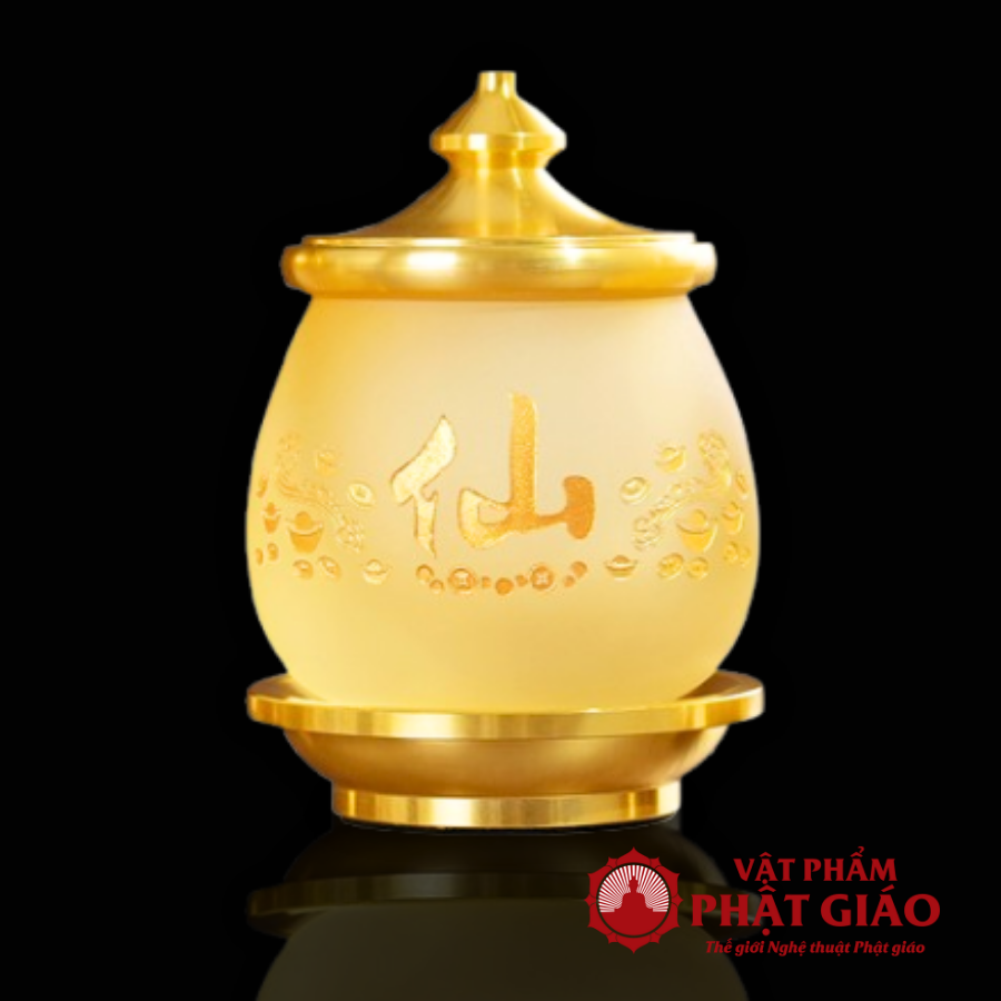 Cốc Nước Thờ Thủy Lưu Ly Chữ Tiên Trang Nhã 8 Coc Nuoc Tho Thuy Luu Ly Chu Tien Trang Nha 8