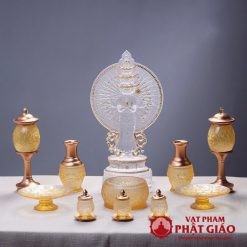 Dia Tho Mam Bong Luu Ly Trong Suot Hoa Tiet Hoa Sen Tinh Te 2