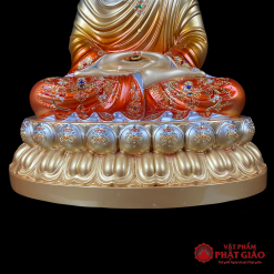 Tuong Phat Thich Ca Ngoi Tinh Tam Bang Dong Son Do Cao 40cm 48cm vppg 4