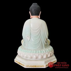 Tuong Phat Thich Ca Tinh Tam Bot Da De Sen 8 Canh Xanh Thien Thanh Vien Vang vppg 4 1