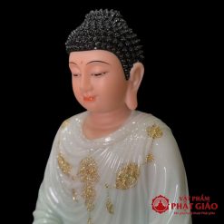 Tuong Phat Thich Ca Tinh Tam Bot Da De Sen 8 Canh Xanh Thien Thanh Vien Vang vppg 6 1