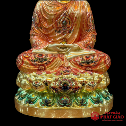 Tuong Thich Ca Tinh Tam Ngoi Dai Sen Bang Dong Son Vang Cao Cap vppg 4