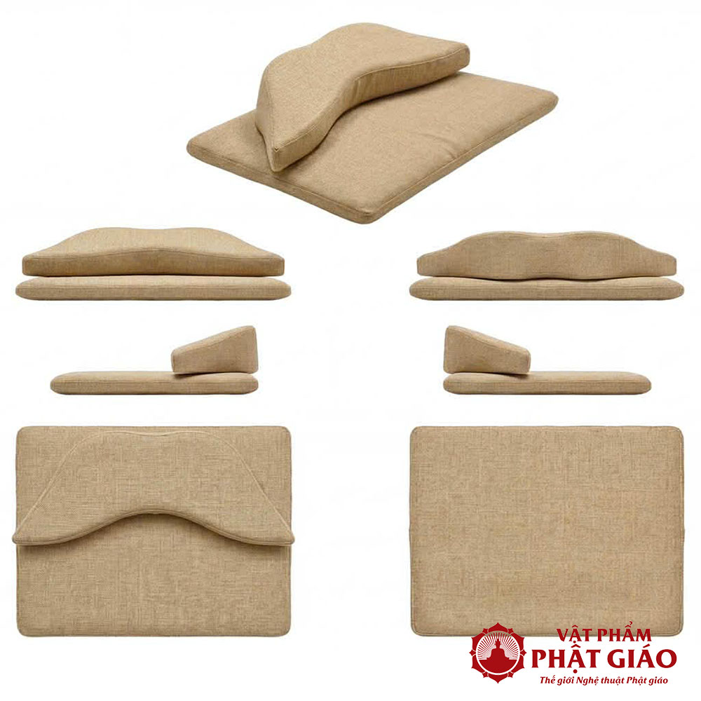 Bộ Đệm Ngồi Thiền Tĩnh Tọa Niệm Phật Cao Cấp ZEN 2 Bộ Đệm Ngồi Thiền Tĩnh Tọa Niệm Phật Cao Cấp ZEN - Ảnh 2