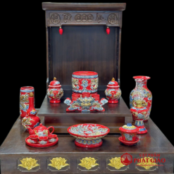 Bát Hương Bát Tràng Màu Đỏ, Kích Cỡ Từ 14cm-20cm 8 Bát Hương Bát Tràng Màu Đỏ, Kích Cỡ Từ 14cm-20cm - Ảnh 4