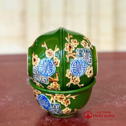Bát Cơm Cúng Bằng Gốm Sứ Bát Tràng Men Màu Xanh 4 Bát Cơm Cúng Bằng Gốm Sứ Bát Tràng Men Màu Xanh - Ảnh 2