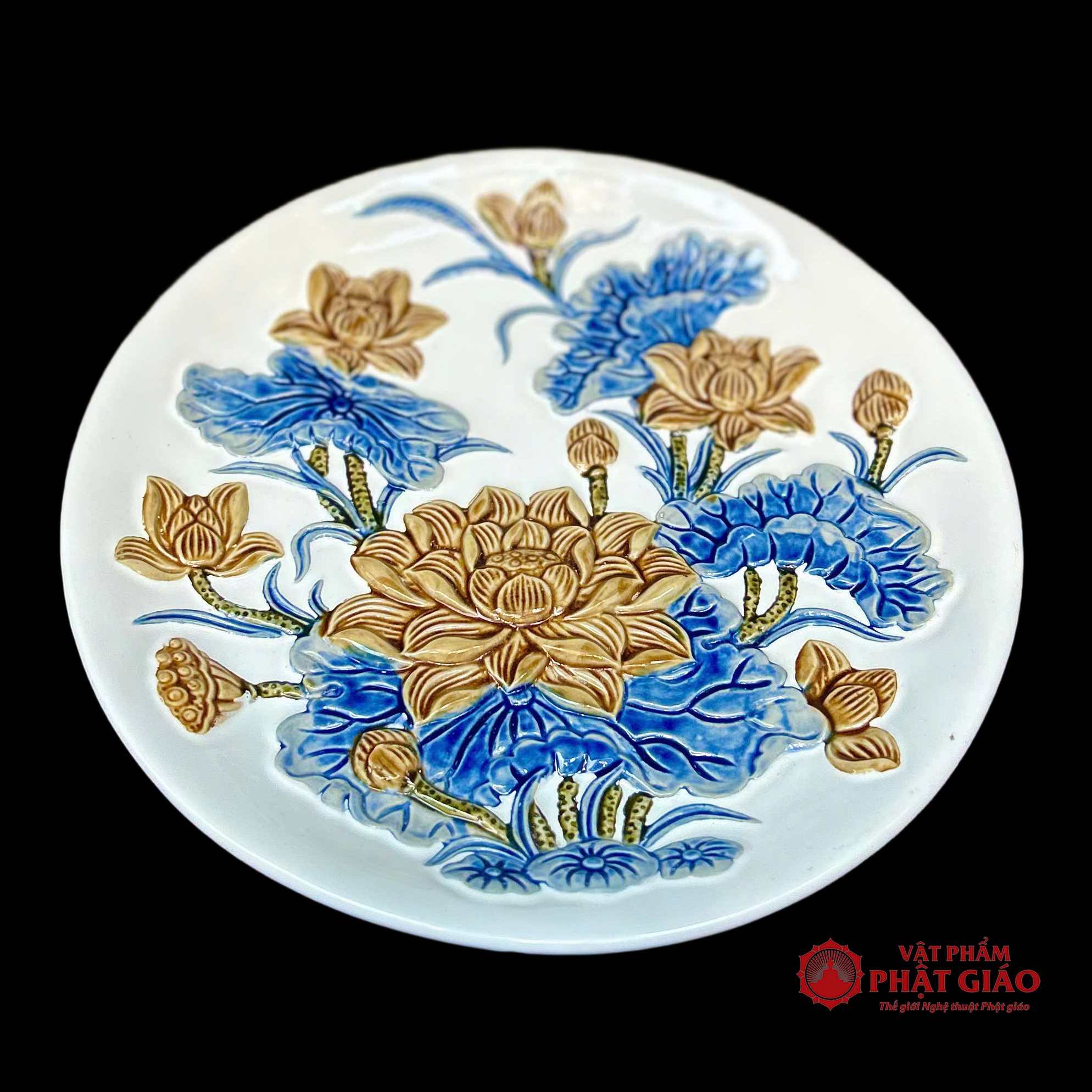 Bộ Mâm Bồng Gốm Sứ Bát Tràng Men Màu Trắng, Kích Cỡ Từ 20cm-32cm 10 Bộ mâm bồng gốm sứ Bát Tràng men màu trắng – hình ảnh thực tế