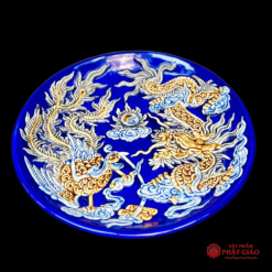 Bộ Mâm Bồng Gốm Sứ Bát Tràng Men Màu Xanh Dương, Nhiều Kích Cỡ 7 Bộ Mâm Bồng Gốm Sứ Bát Tràng Men Màu Xanh Dương, Nhiều Kích Cỡ - Ảnh 2