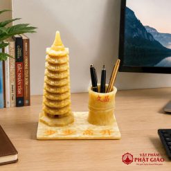Tháp Văn Xương Kết Hợp Hộp Bút Bằng Đá Ngọc Tự Nhiên 6 Tháp Văn Xương Kết Hợp Hộp Bút Bằng Đá Ngọc Tự Nhiên - Ảnh 2