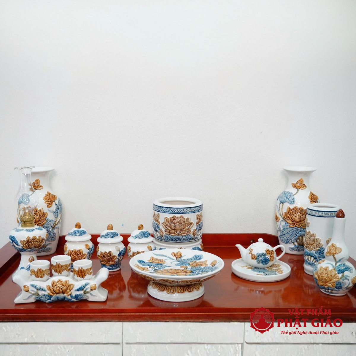 Bát Hương Bát Tràng Màu Trắng Xanh, Kích Cỡ Từ 14cm-20cm 16 Bát hương Bát Tràng màu trắng xanh – chi tiết sản phẩm