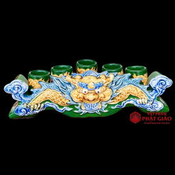 Bộ Kỷ Ngai 5 Chén Gốm Sứ Men Màu Xanh Lá 12 Bộ Kỷ Ngai 5 Chén Gốm Sứ Men Màu Xanh Lá - Ảnh 6