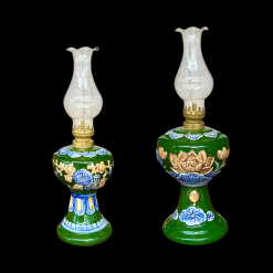 den-dau-gom-bat-trang-men-mau-trang-xanh-la
