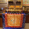 Khăn Phủ Bàn Thờ Phật Tây Tạng 120x120cm – Họa Tiết Kim Cang Chử