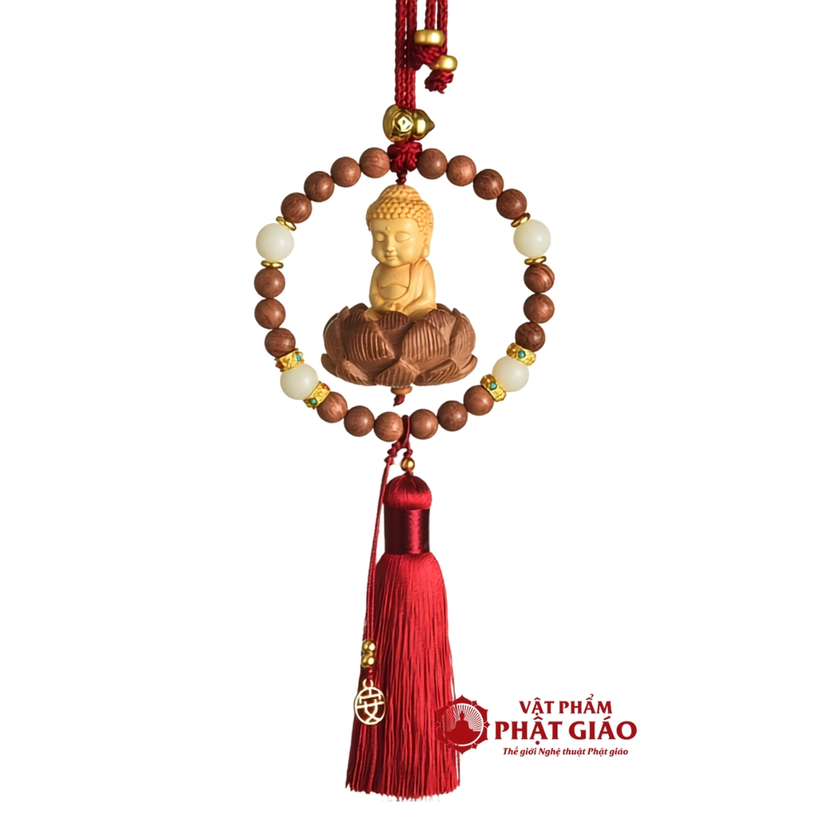 Khánh Treo Xe Hình Phật Tọa Lên Hoa Gỗ Hoàng Dương 2 Khánh Treo Xe Hình Phật Tọa Lên Hoa Gỗ Hoàng Dương - Ảnh 2
