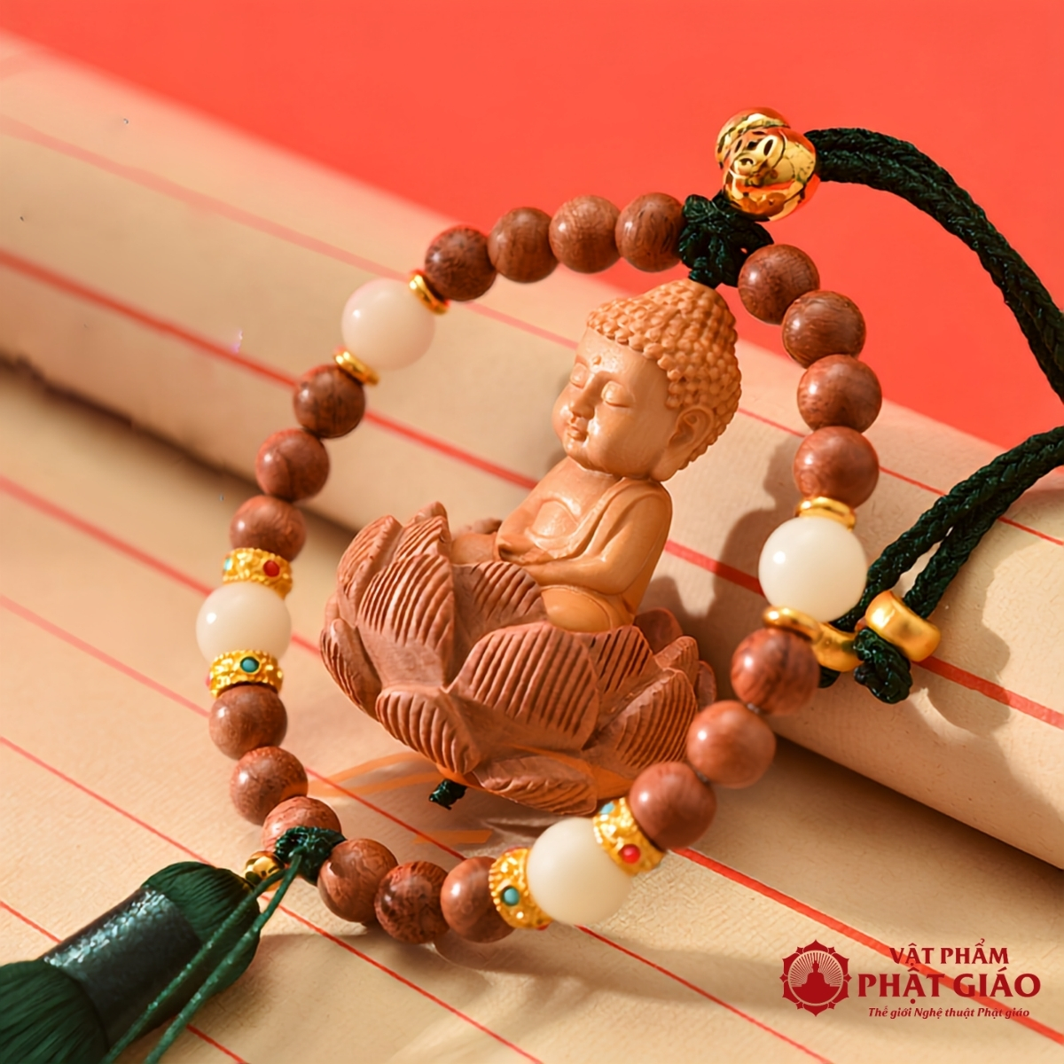 Khánh Treo Xe Hình Phật Tọa Lên Hoa Gỗ Hoàng Dương 4 Khánh Treo Xe Hình Phật Tọa Lên Hoa Gỗ Hoàng Dương - Ảnh 4