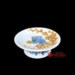 Khay Trầu Đào Thọ Gốm Sứ Bát Tràng Cao Cấp - Ảnh 8