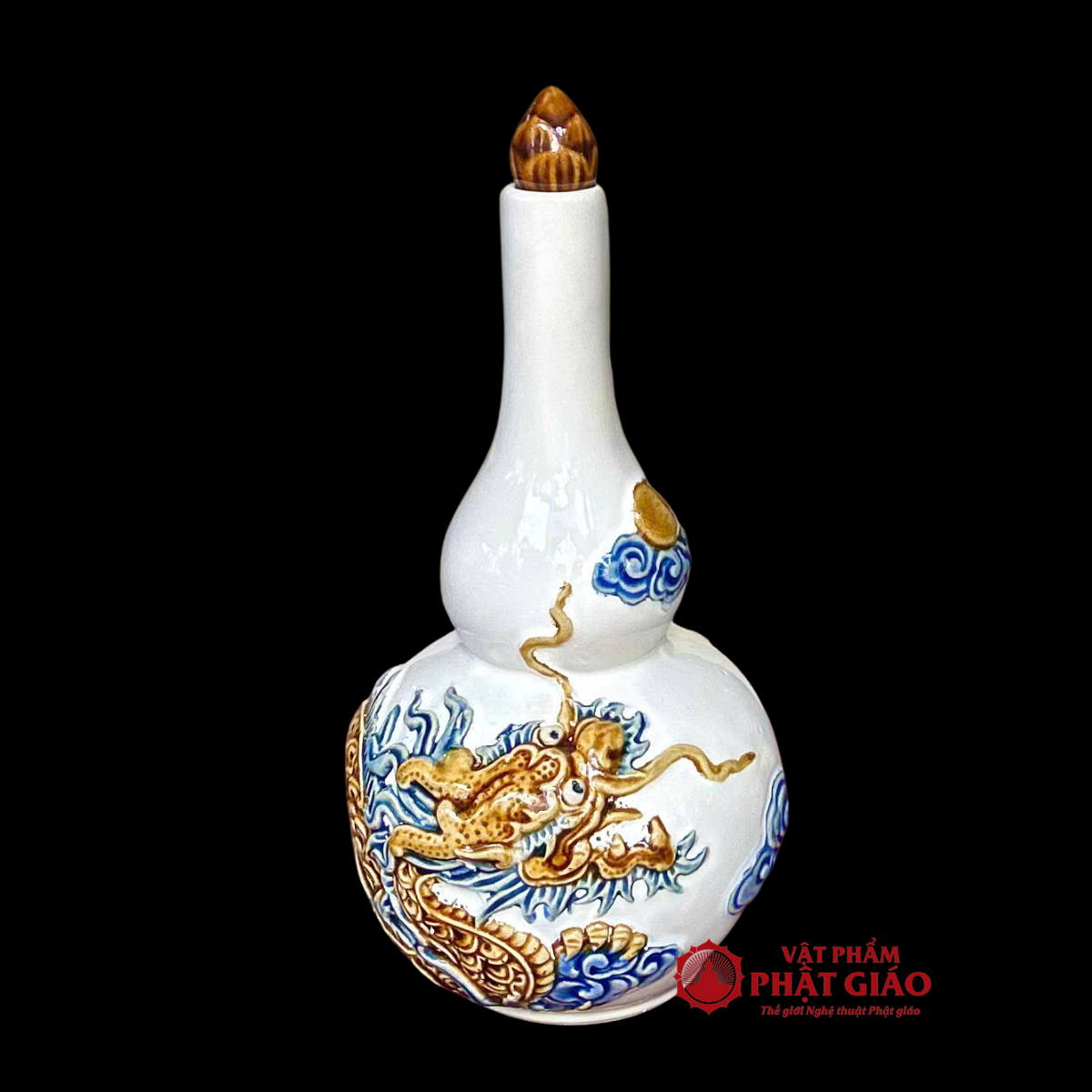 Nậm Rượu 2 Bầu Gốm Sứ Bát Tràng Men Màu Trắng 2 Nậm Rượu 2 Bầu Gốm Sứ Bát Tràng Men Màu Trắng - Ảnh 2