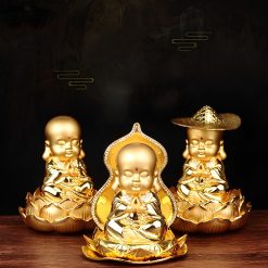 Tượng Chú Tiểu Cao Cấp Bình An Để Ô Tô