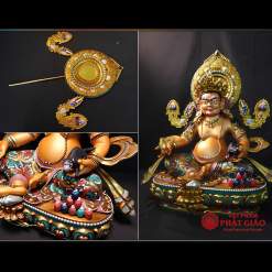 Tượng Hoàng Tài Thần Jambhala Bằng Đồng Vẽ Màu Thủ Công Nepal 14 Tượng Hoàng Tài Thần Jambhala Bằng Đồng Vẽ Màu Thủ Công Nepal - Ảnh 3