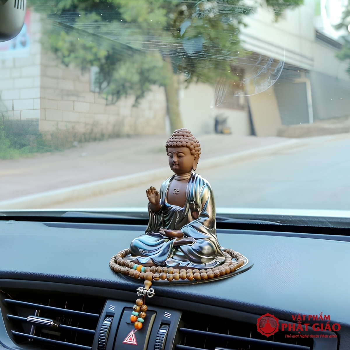 Tượng Phật A Di Đà Làm Bằng Gốm Cao Cấp Để Ô Tô 7 Tượng Phật A Di Đà Làm Bằng Gốm Cao Cấp Để Ô Tô - Ảnh 7