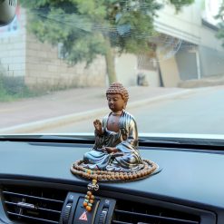 Tượng Phật A Di Đà Làm Bằng Gốm Cao Cấp Để Ô Tô
