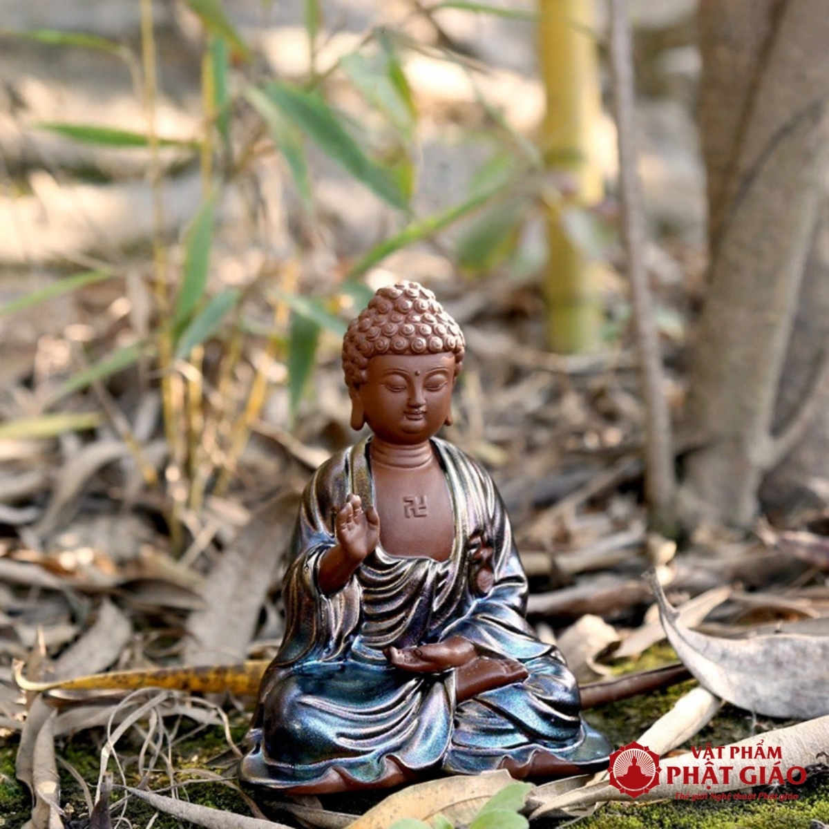 Tượng Phật A Di Đà Làm Bằng Gốm Cao Cấp Để Ô Tô 4 Tượng Phật A Di Đà Làm Bằng Gốm Cao Cấp Để Ô Tô - Ảnh 4