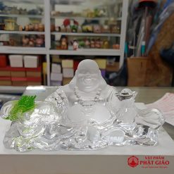 Tượng Phật Di Lặc Lưu Ly Để Ô Tô Cao Cấp 8 Tượng Phật Di Lặc Lưu Ly Để Ô Tô Cao Cấp - Ảnh 3