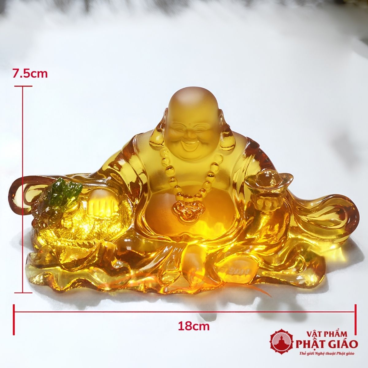 Tượng Phật Di Lặc Lưu Ly Để Ô Tô Cao Cấp 5 Tượng Phật Di Lặc Lưu Ly Để Ô Tô Cao Cấp - Ảnh 5