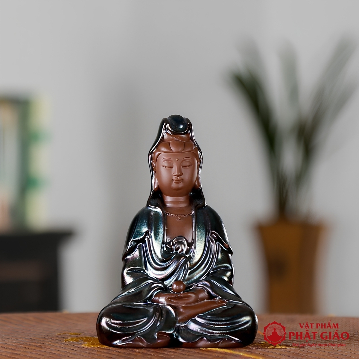 Tượng Phật Quan Âm Gốm Sứ Để Ô Tô 2 Tượng Phật Quan Âm Gốm Sứ Để Ô Tô - Ảnh 2