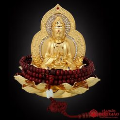 Tượng Phật Quan Âm Tọa Đài Sen Cao Cấp Để Ô Tô 9 Tượng Phật Quan Âm Tọa Đài Sen Cao Cấp Để Ô Tô - Ảnh 3