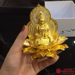 Tượng Phật Quan Âm Tọa Đài Sen Cao Cấp Để Ô Tô 10 Tượng Phật Quan Âm Tọa Đài Sen Cao Cấp Để Ô Tô - Ảnh 4
