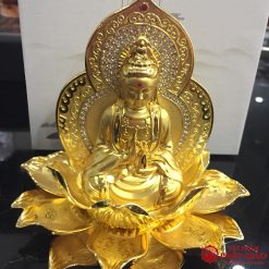 Tượng Phật Quan Âm Tọa Đài Sen Cao Cấp Để Ô Tô 11 Tượng Phật Quan Âm Tọa Đài Sen Cao Cấp Để Ô Tô - Ảnh 5