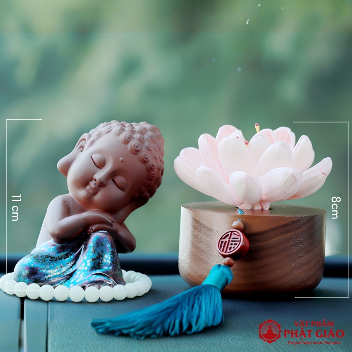 Tượng Phật Thích Ca Bằng Gốm Để Ô Tô, Cao 11cm 3 Tượng Phật Thích Ca Bằng Gốm Để Ô Tô, Cao 11cm - Ảnh 3