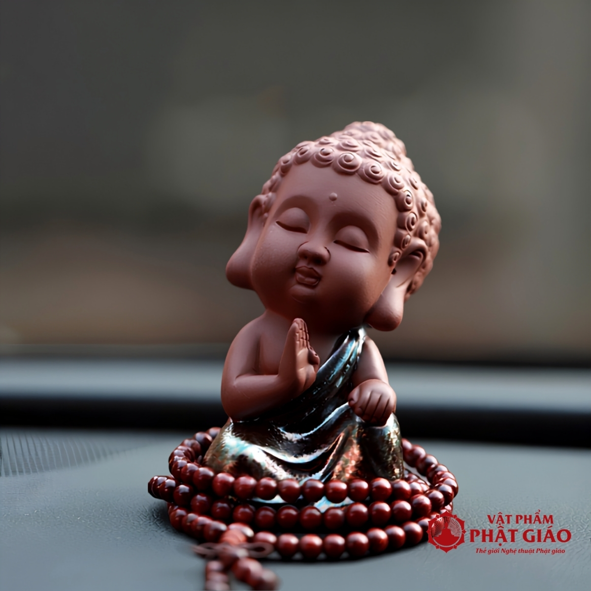 Tượng Phật Thích Ca Bằng Gốm Để Ô Tô, Cao 11cm 6 Tượng Phật Thích Ca Bằng Gốm Để Ô Tô, Cao 11cm - Ảnh 6