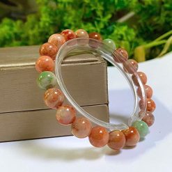Vòng Tay San Hô Hóa Thạch Đa Sắc