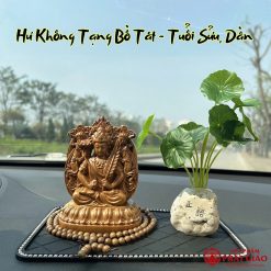 Bộ Tượng Phật Bản Mệnh Đặt Ô Tô Gỗ Bách Xanh Cao Cấp - Ảnh 6