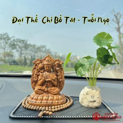 Bộ Tượng Phật Bản Mệnh Đặt Ô Tô Gỗ Bách Xanh Cao Cấp - Ảnh 7